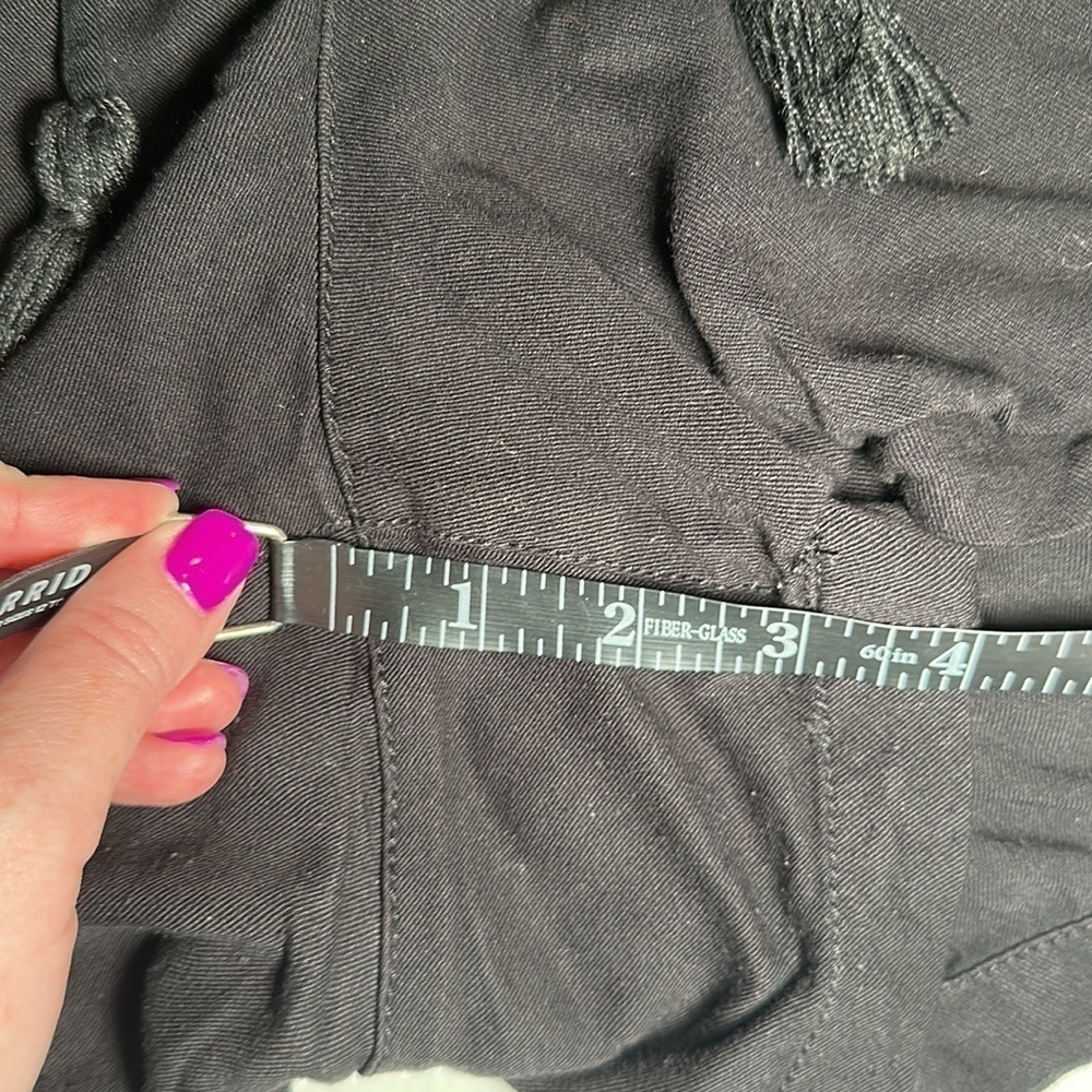Boutique Black Pull On Shorts Size 1X - Picture 5 of 6